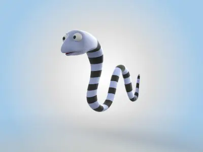 Sea Snake 3D model