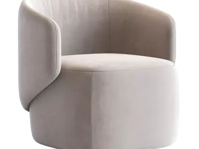 Crescent  Armchair 3D model purchase