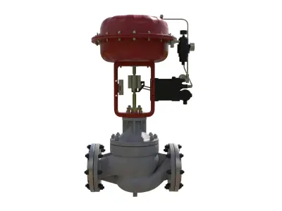 Pressure Control Valves Low-poly 3D model