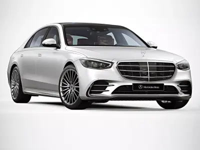 2021 Mercedes-Benz S-Class Long 3D model