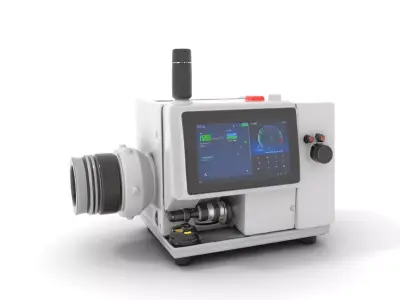 Industrial Inspection Device with Touchscreen model pack Low-poly 3D model