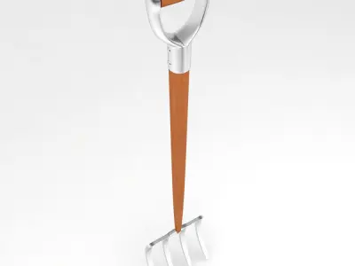 Garden fork 3d model   3D model