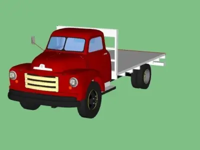 Bedford Truck 3D Model 3D print model purchase