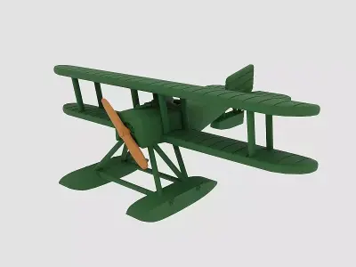 Fairey Hamble Baby Great Britain 3D print model