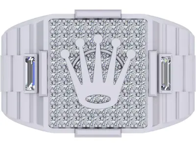 Rolex Ring 3D print model