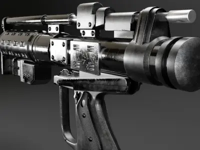 Blaster droid star wars 3D model