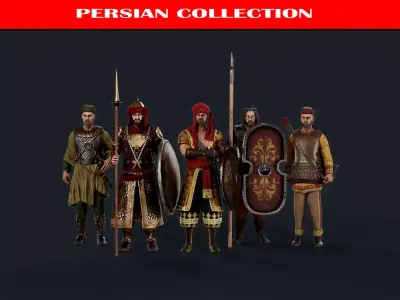 Persian Collection B 3D Model Pack