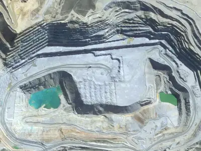 Opencast Mine Silver Bow Creek 3D model