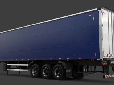 Randon Curtainsider 2020 3D model