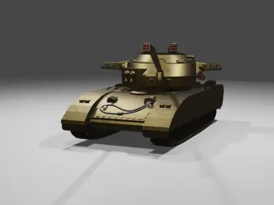 Tank Des1 Free 3D model