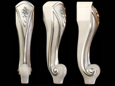Classic leg 022 3D model