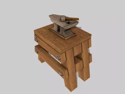 Anvil Hammer 3D model