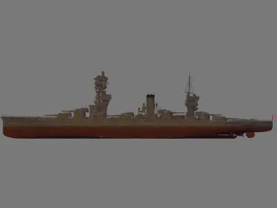 IJN Fuso 3D model