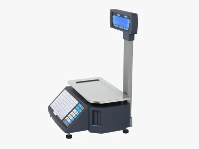 Weight Scale Low-poly 3D model