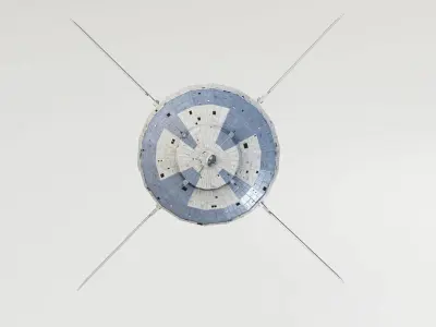 Omega Oribital - Space Station Low-poly 3D model