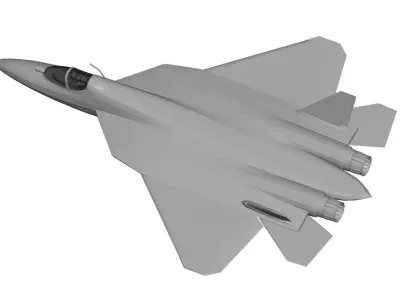 Sukhoi Su-57 3D model buy