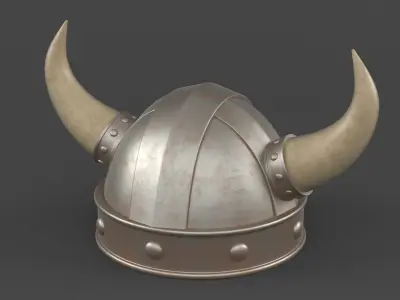Viking Helmet 3D model 11