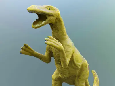 Toy dinosaur rex Free low-poly 3D model