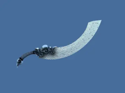 The Evil Cutter Melee Low-poly 3D model