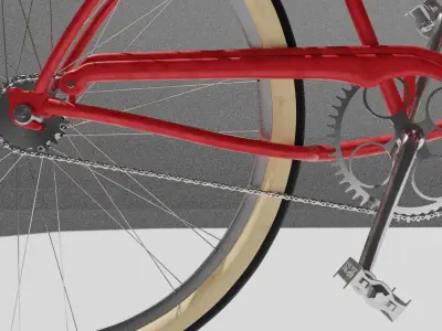 1970s Bicycle 3D model