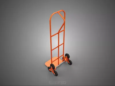 P HANDLE GRIP STAIR CLIMBING HAND TRUCK CART TROLLEY DOLLY CARGO 3D model