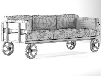 Sofa Industrial Revolution 3D model