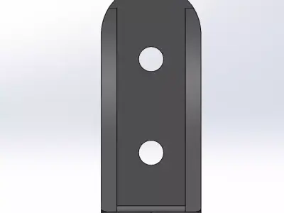 Plastic Shelf Bracket 3D print model 3D print model