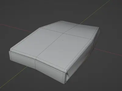 Basic Cement Bag Low-poly 3D model
