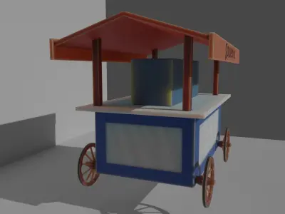 Souvenir stand  3D model