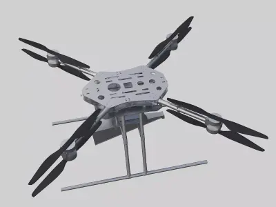 unmanned aerial vehicle 3D model