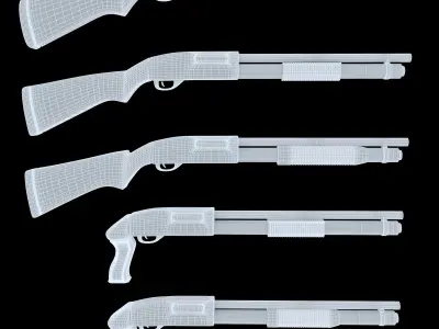 shotgun pack 2 3D model