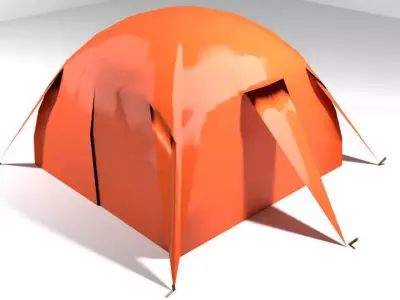 Tent - Dome 3D model