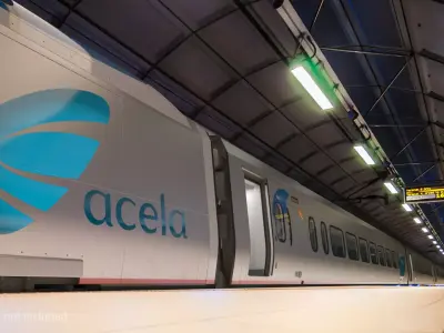Amtrak Acela Train Rigged 3D model