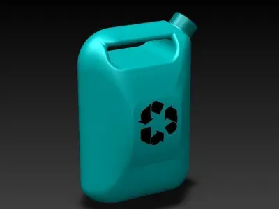Oil Can Free 3D model buy