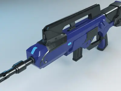 Famas Assault Rifle 3D model purchase