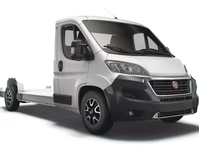 Fiat Ducato 3540 L4 platform cab 2021 3D model