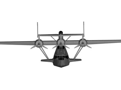 Dornier Do 24 3D model purchase