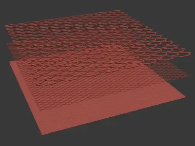 Mesh Grills Free 3D model