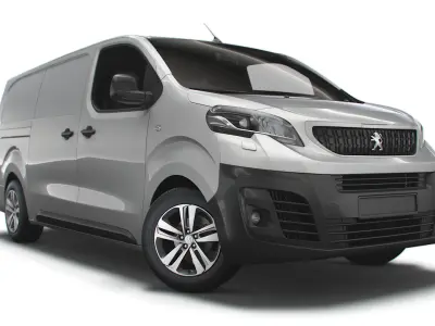 Peugeot Expert Long UK-spec Professional 2020 3D model