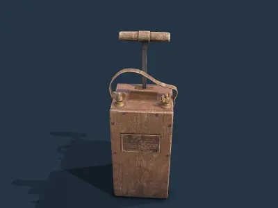 Dynamite Blaster Low-poly 3D model