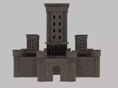 Castle 3D model 10