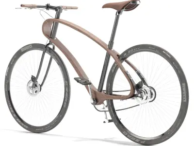 r gh handmade bicycle 3D model
