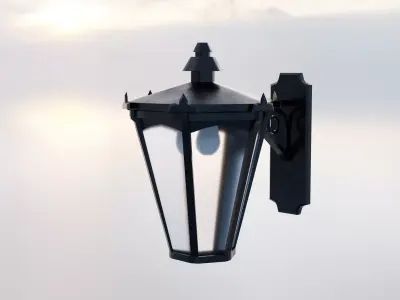 Wall Lamp Free low-poly 3D model