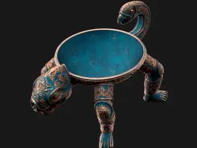 Scythian Bowl Monster 3D model
