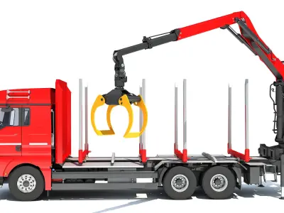 Forestry Truck 3D model