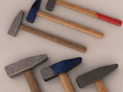 Tools pack Low-poly 3D model buy