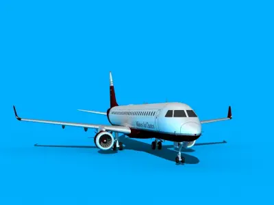 Embraer Emb-190 Midwest Air Charter 3D model