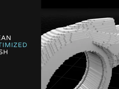 3D VOXEL SPACESHIP Collection 1 3D model