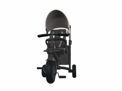 Baby stroller tricycle 02 3D model
