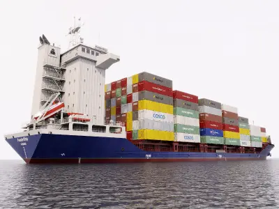  3 colors CARGO Feeder 3D Model Pack